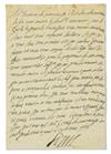 LOUIS XIV; KING OF FRANCE. Letter Signed, Louis, to his ambassador in England the Count de Comminges,